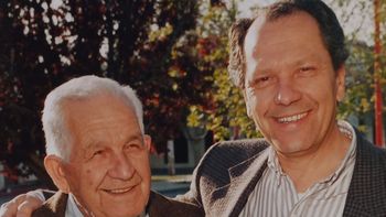 Bautista Molina y su hijo Juanito