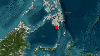 El epicentro del terremoto. El epicentro del terremoto.