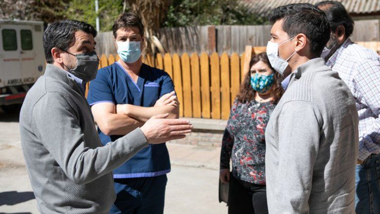 Koopmann recorrió las obras de un nuevo centro de tratamientos oncológicos