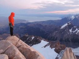 El escalador Alex Honnold dejó su huella en la Patagonia Argentina. El escalador Alex Honnold dejó su huella en la Patagonia Argentina.