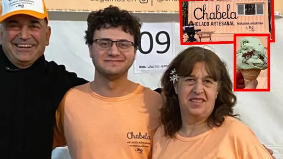 En medio de la naturaleza, la familia elabora helados con los sabores del valle.