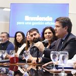 El intendente Mariano Gaido en la presentación del proyecto para bajar costos de la política. | LM Neuquen El intendente Mariano Gaido en la presentación del proyecto para bajar costos de la política.