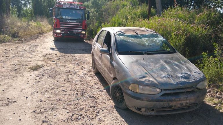 Se le cruzó un perro y volcó cuando iba a trabajar