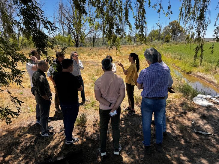 Carmine Paolo De Salvo, líder del BID, encabeza misión técnica en Viedma y recorrida por campos productivos. Carmine Paolo De Salvo, líder del BID, encabeza misión técnica en Viedma y recorrida por campos productivos.