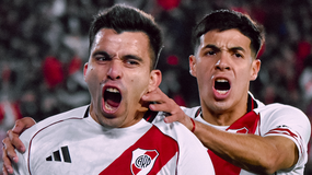 El neuquino Acuña convirtió en la victoria de River. | LM Neuquen El neuquino Acuña convirtió en la victoria de River.