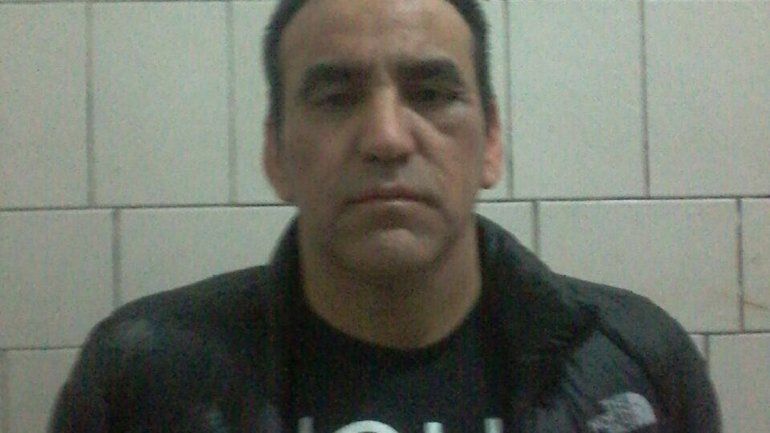 José Luis el Loco Sastre tras ser recapturado en Bahía Blanca.