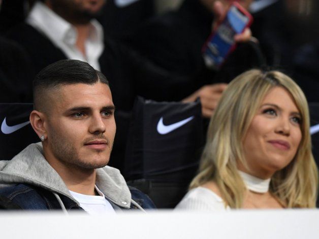 Wanda pareció disfrutar con la derrota del ex equipo de su pareja...