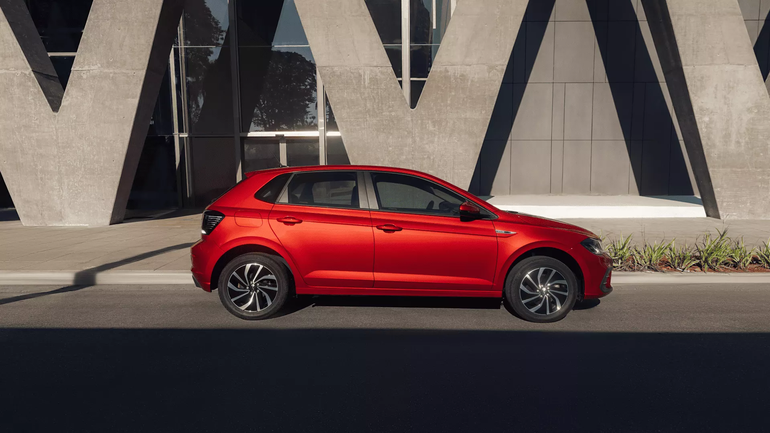 Una vista lateral del Volkswagen Polo, Foto: VW Argentina Una vista lateral del Volkswagen Polo, Foto: VW Argentina