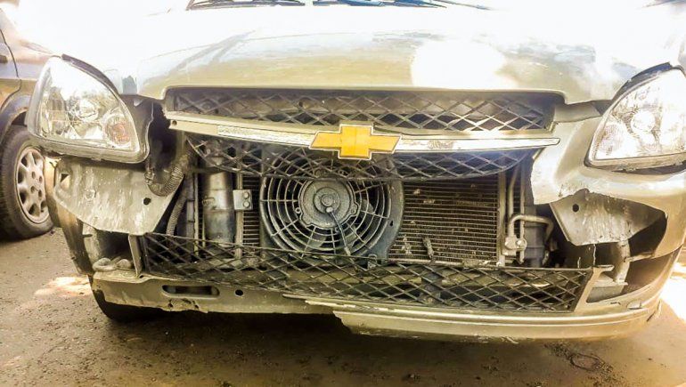 Peritan un Corsa por el accidente del policía Amaya