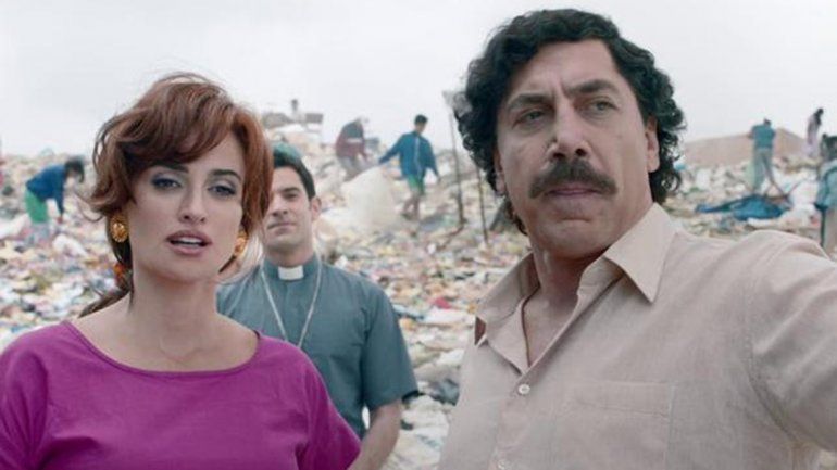 Un calco: así luce Bardem como Pablo Escobar