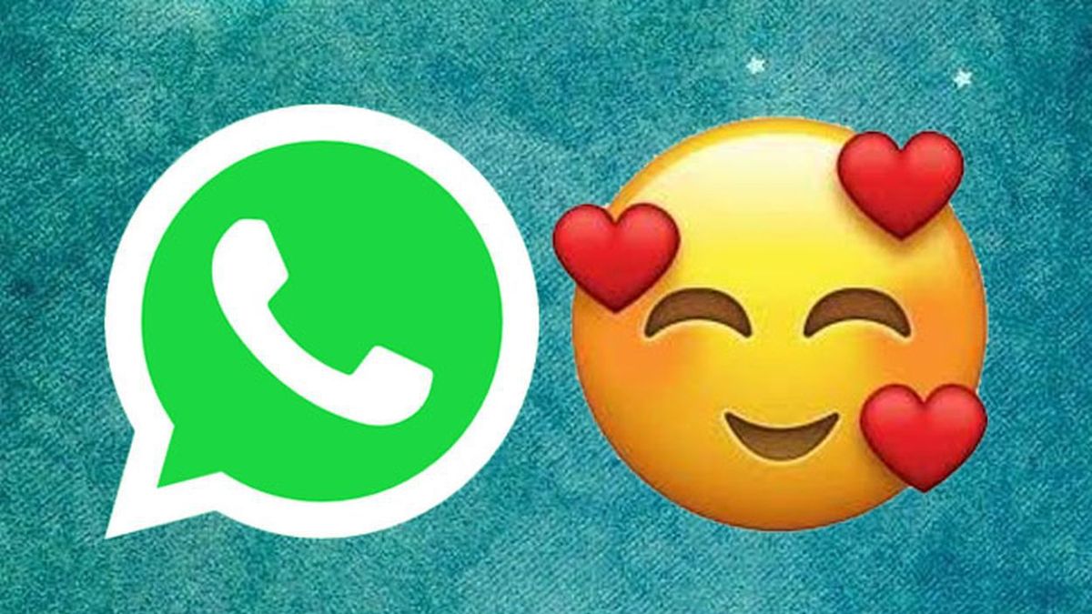 Este es el significado de la cara corazones en WhatsApp