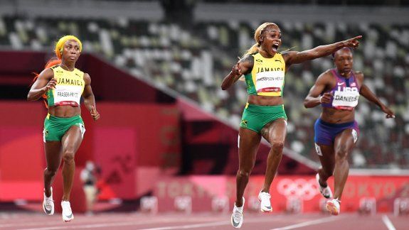 Histórico: Elaine Thompson ganó el oro con récord mundial en 100 metros llanos