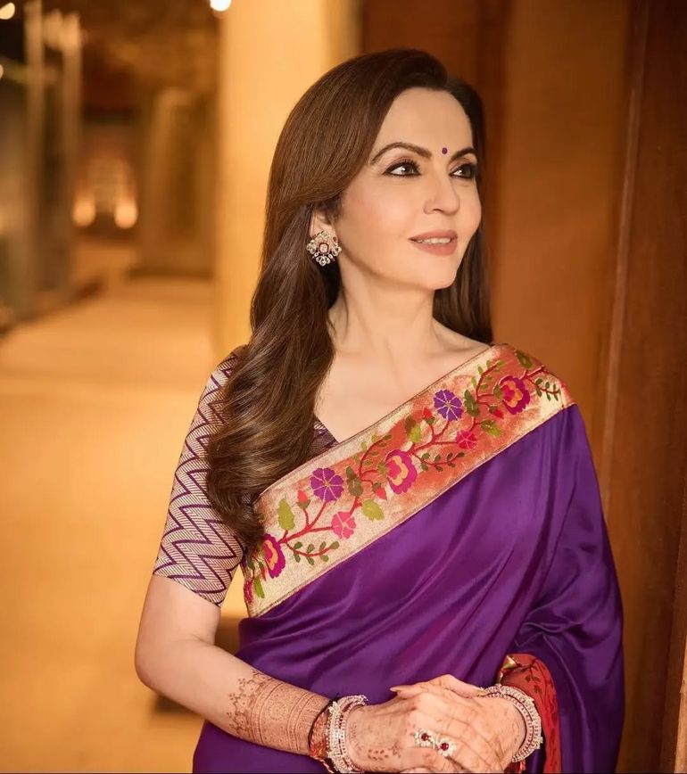 La empresaria y filántropa Nita Ambani. La empresaria y filántropa Nita Ambani.