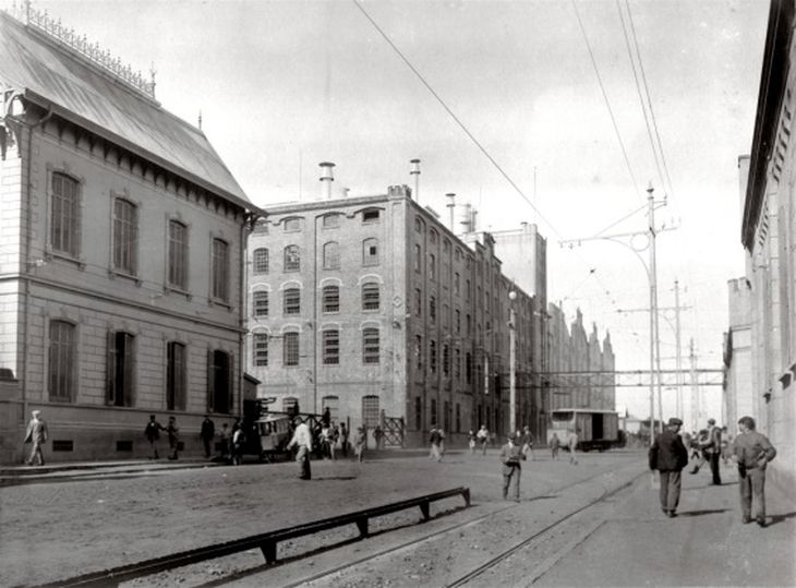 La cervecería Quilmes en 1910. Foto: revistamestiza.unaj.edu.ar