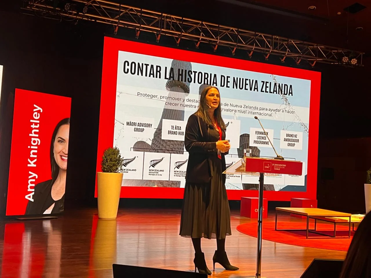 Amy Knightley, directora de Marketing y Comunicaciones de New Zealand Story, compartió la experiencia neozelandesa. Amy Knightley, directora de Marketing y Comunicaciones de New Zealand Story, compartió la experiencia neozelandesa.