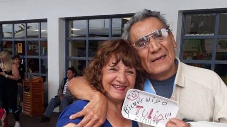 Dos hermanos cipoleños se reencontraron tras estar 60 años separados