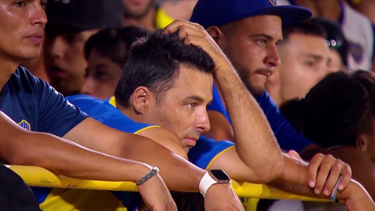 Los hinchas de Boca, decepcionados con el equipo de Diego Martínez. Los hinchas de Boca, decepcionados con el equipo de Diego Martínez.