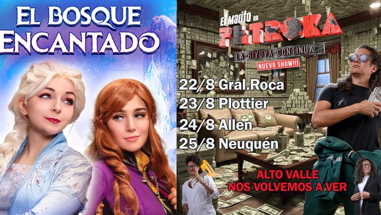 Espectáculos para grandes y chicos.