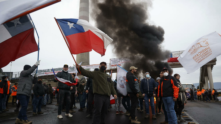 Chile: huelga de la mayor empresa de cobre del mundo
