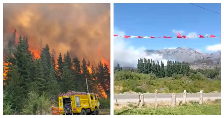 Bomberos de Chubut expresaron sus necesidades en medio de los intensos trabajos para contener el incendio en Epuyén.