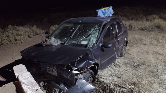 Fuerte y peligroso accidente en El Chocón