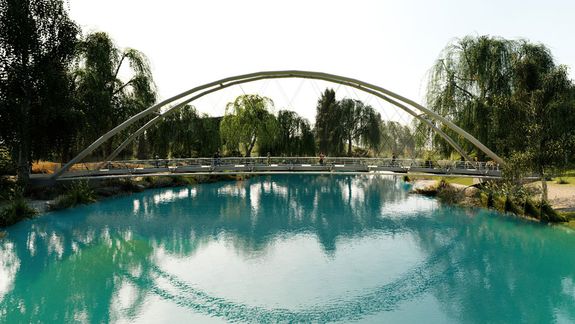 Gutiérrez anunció un puente peatonal para entrar a la Isla 132