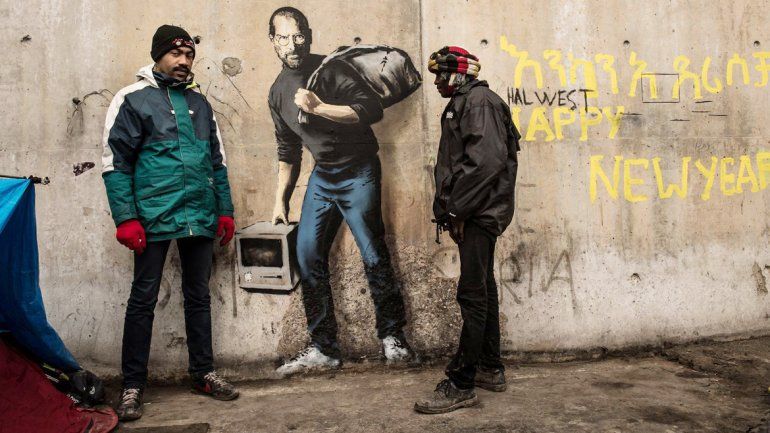 El creador de Apple luce como si fuera un refugiado.