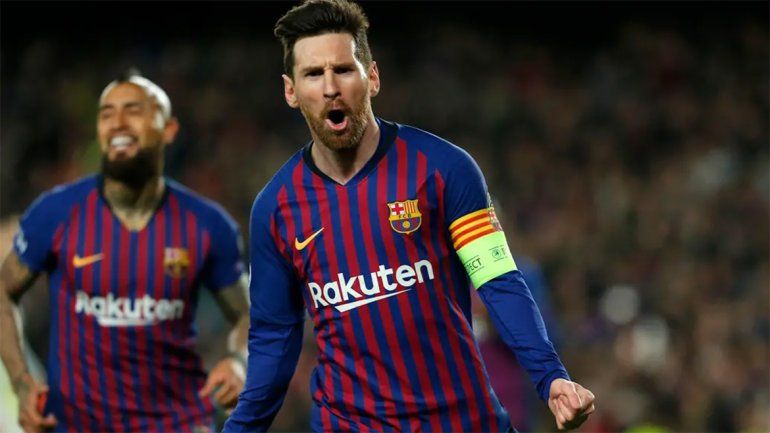 Con dos goles de Messi, Barcelona goleó y pasó a cuartos en la Champions
