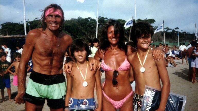  Hugo Gatti y su familia