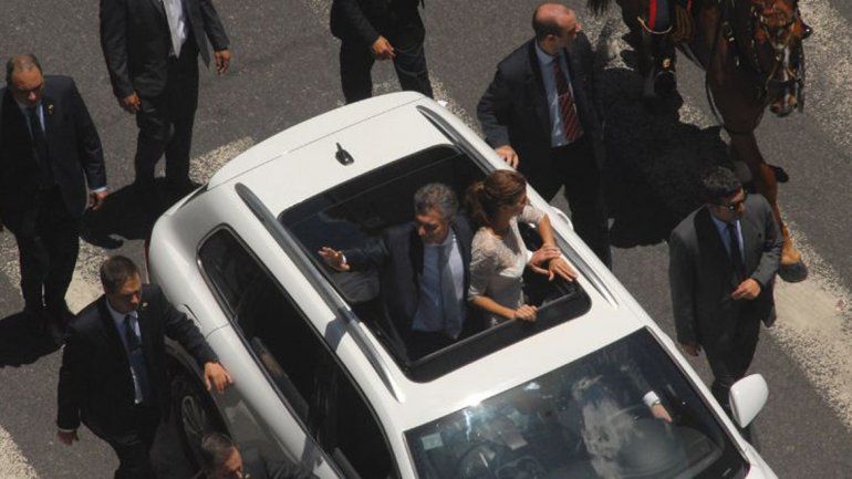 Macri circulará en una camioneta blindada