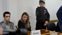 Dylan Blanco, durante el juicio por el salvaje ataque contra su primo y amante en un frigorífico abandonado de Tierra del Fuego.  