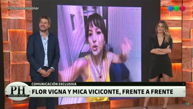 Mica Viciconte charló con Flor Vigna en PH Podemos Hablar | Foto: Captura Telefe