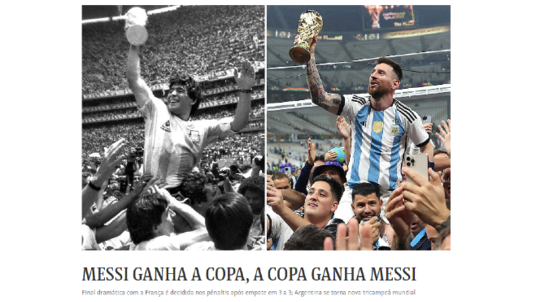 La Selección argentina fue elogiada en los diarios de todo el mundo