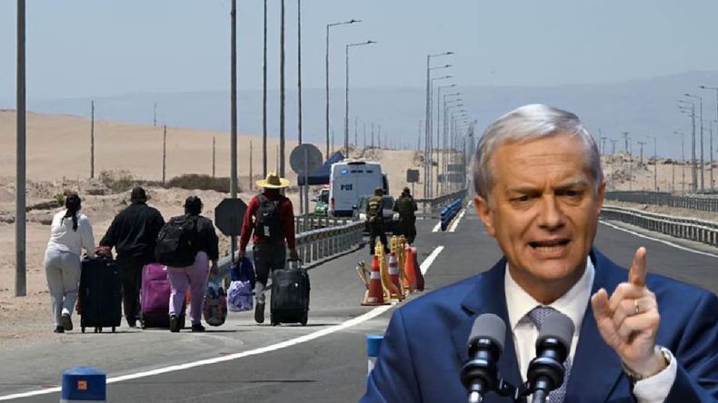 El presidente de Chile, José Antonio Kast, comienza obras de zanjas y muros ma contener inmigrantes. | LM Neuquen El presidente de Chile, José Antonio Kast, comienza obras de zanjas y muros ma contener inmigrantes.