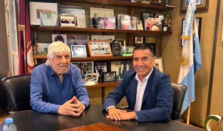 Rioseco sumó el apoyo de Hugo Moyano