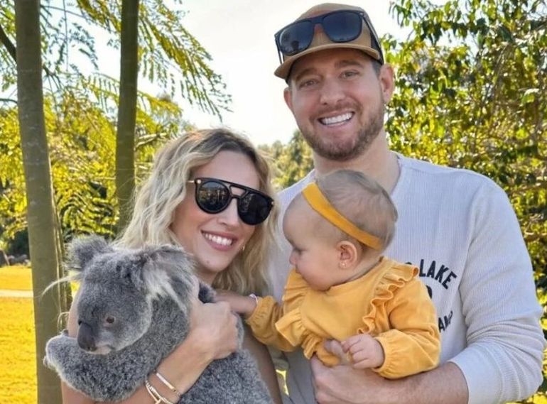Cielo, la hija menor de Luisana Lopilato y Michel Bublé, cumplió un año. Cielo, la hija menor de Luisana Lopilato y Michel Bublé, cumplió un año.