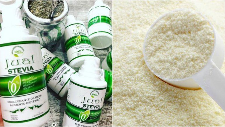 La ANMAT prohibió el uso y venta de una leche en polvo y un endulzante natural