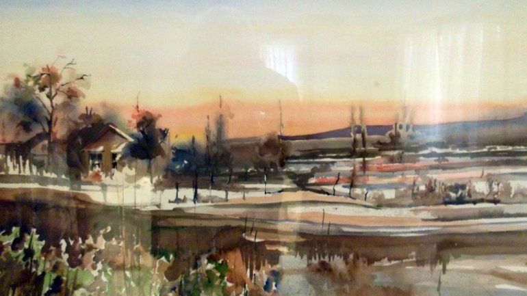 Una de las obras de Andrés Vela.