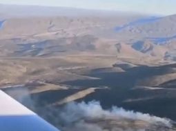 con un intenso operativo, lograron contener un incendio forestal en el norte neuquino con un intenso operativo, lograron contener un incendio forestal en el norte neuquino