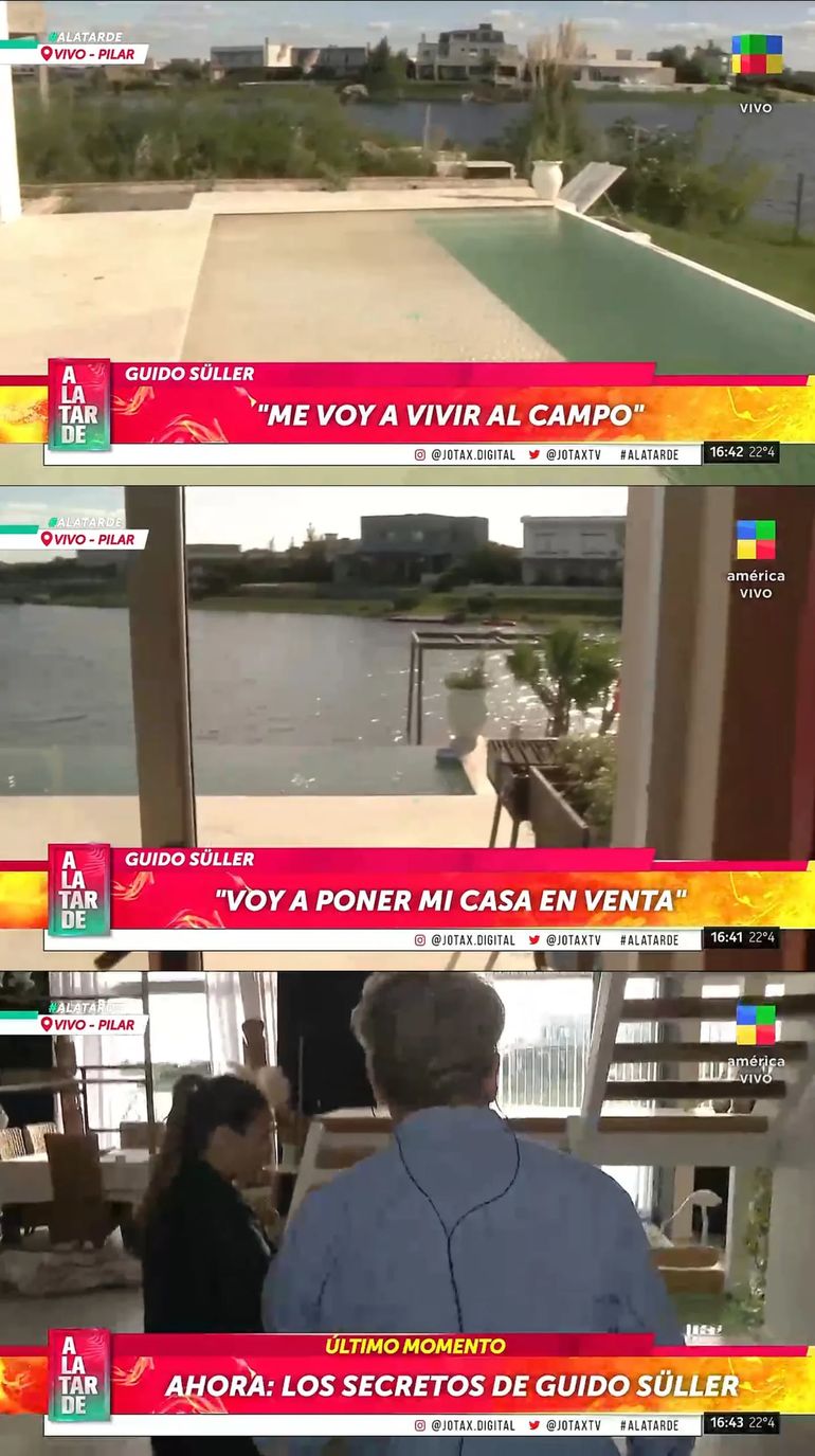 Así es la casa de Guido Süller en un barrio cerrado de Pilar. Así es la casa de Guido Süller en un barrio cerrado de Pilar.