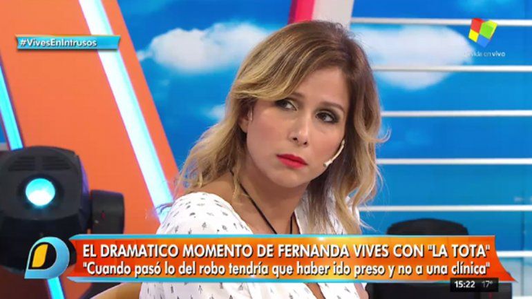 Vives relató los episodios que vivió cuando salía con Santillán y se puso como ejemplo de otro caso de violencia de género .