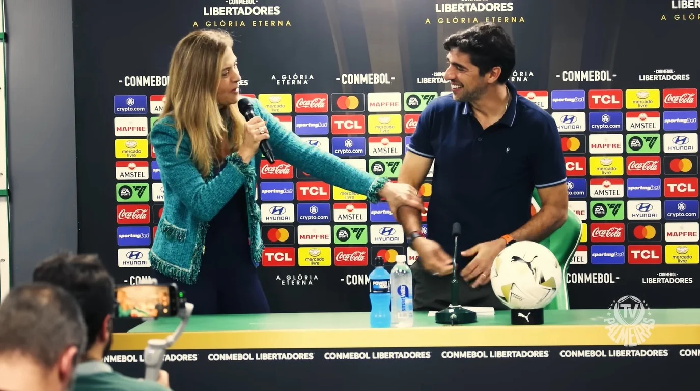Leila Pereira, presidenta de Palmeiras.