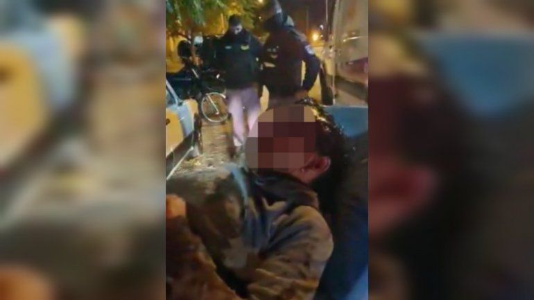 Imágenes sensibles: ladrón sufrió una tremenda paliza y terminó internado