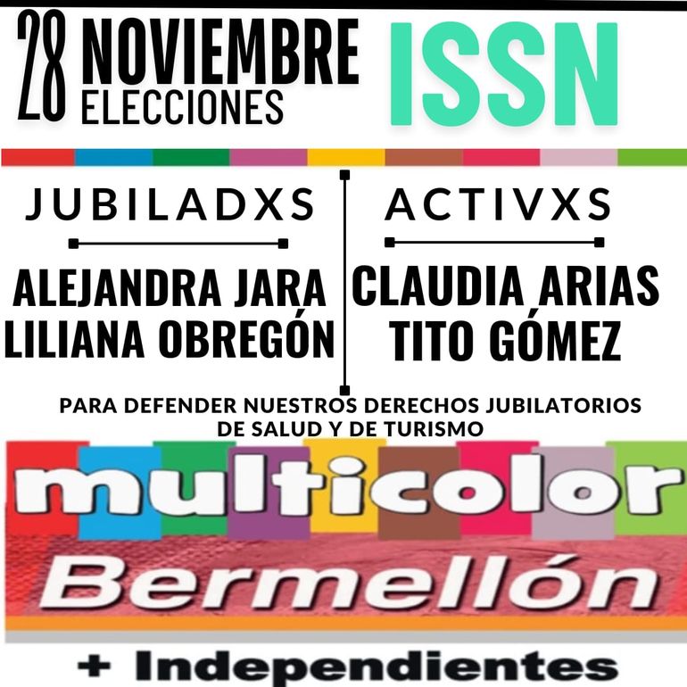 La lista de la Multicolor referenciada por ATEN Capital que conduce Angélica Lagunas.