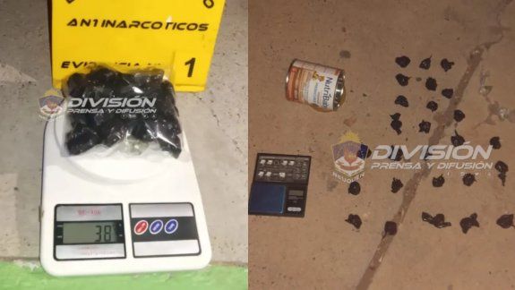 Descubrieron a un joven vendiendo droga en el Parque Central