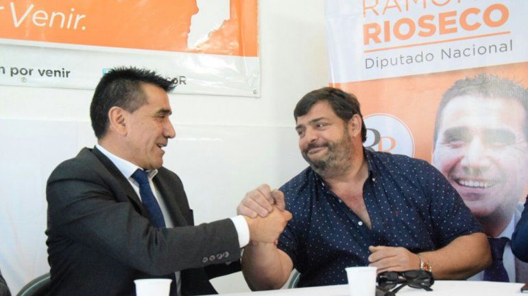 Ramón Rioseco con referentes de la corriente Reencuentro Peronista.