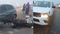 Multiple choque en Autovia Norte, un conductor iba alcoholizado y un conductor terminó hospitalizado. Multiple choque en Autovia Norte, un conductor iba alcoholizado y un conductor terminó hospitalizado.