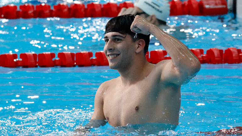 Basiloff festejó nuevamente en los Parapanamericanos de Chile 2023.&nbsp;