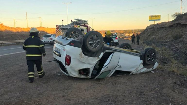 El finde largo comenzó con un siniestro vial en plena ruta 7.