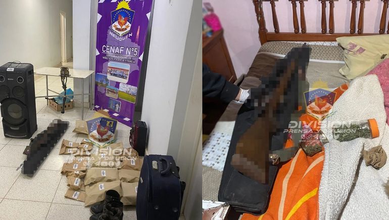 Allanaron por un robo boquetero y encontraron un arsenal